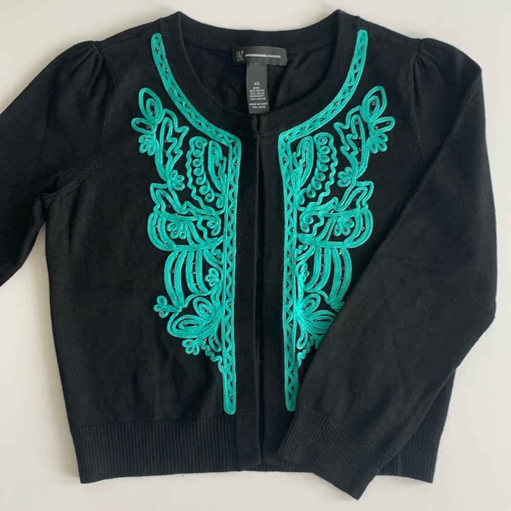 INTERNATIONAL CONCEPTS BOLERO SWEATER